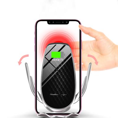 China Factory Price Standard Infrared Auto Sensor China Battery Charging 15W Fast Wireless Charger Car for sale