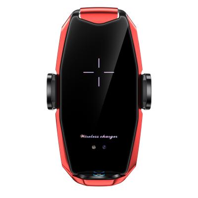 China Standard Battery Hot Sell Rear Induction Unlocking Wireless Auto Sensor Car Phone Holder And Charger for sale