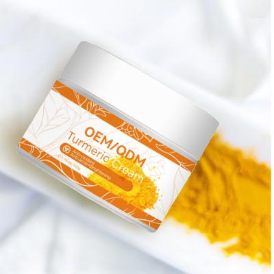 China Anti Aging Turmeric Face Cream Moisturizing Whitening Skin Care Brightening Natural Anti Acne Face Turmeric Cream for sale