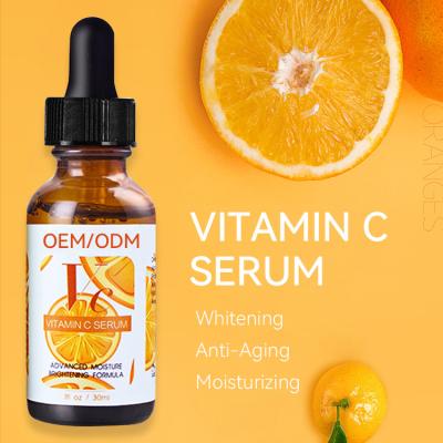 China Skin Revitalizer OEM/ODM Face Serum VC Organic Natural Skin Care Whitening Shrink Deepen Vitamin C Serum For Face for sale