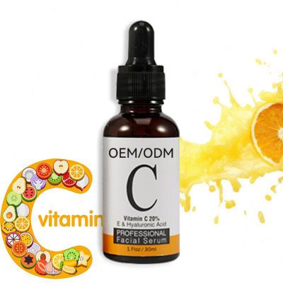 China Plant Organic Natural Extract Hyaluronic Acid Serum Vitamin C Skin Revitalizer Face Anti Aging Whitening Serum for sale