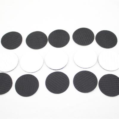 China Heavy duty  self adhesive velcro precut  pieces squares dots and coins for sale