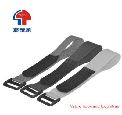 China Velcro hook and loop strap with buckle for sale