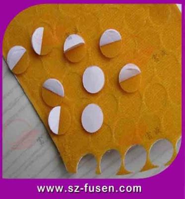 China 10MM - 100MM Nylon Selft Adhesive Velcro Dots , Customized Industrial Sticky for sale