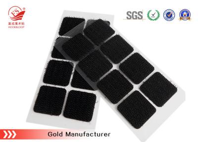 China Garment / Shoes Self Sticky Velcro Male And Female Self Adhesive Square for sale