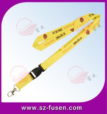 China Fashion Printed Single Custom Lanyard  45cm For ID / Work Certification for sale