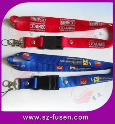 China Braid Nylon Or Rubber Single Custom Lanyard For Key Ring , Colored for sale