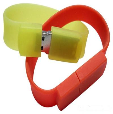 중국 사진사 선물/32GB Usb 지팡이를 위한 노란 PVC 주문 USB 섬광 드라이브 판매용