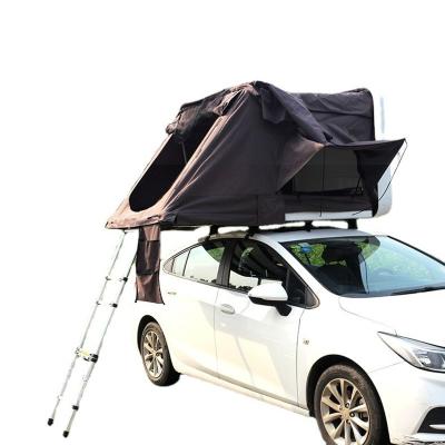 China Extended Type Hard Side Open Roof Awning Car Roof Bed Fully Automatic Outdoor Self Driving Camping Roof Top Tent for sale