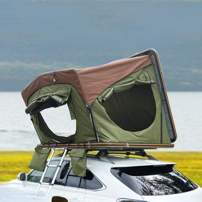 China Extended Type Height Quality Portable Travel Roof Top Tent Shell Outdoor Camping Car Roof Hard Tent for sale