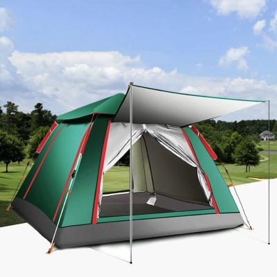 China Extended type 2022 new automatic automatic outdoor beach camping tent waterproof family tent for sale