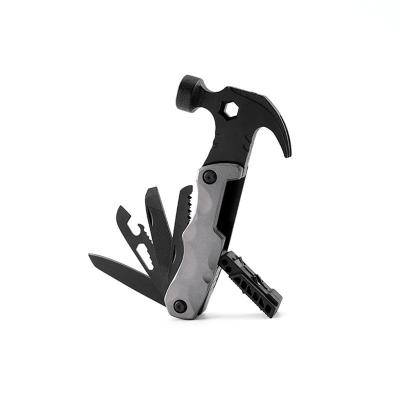 China 2CR13+ Aluminum Alloy All In One Hammer Portable Outdoor Camping Multi Tool Multi Tool Survival Hammer Tools for sale