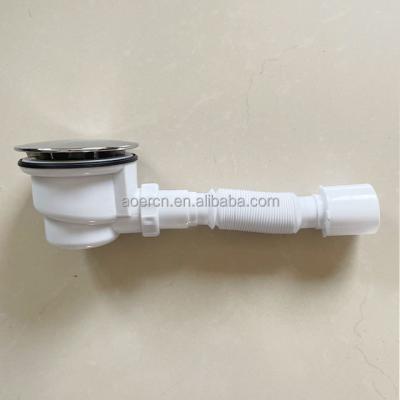 China Modern Chrome Plated Bathroom Floor Drain Trap Floor Drainer Shower Drain Siphonic Outlet Sewage Drain Trap Floors Drain for sale