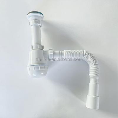 China Modern Basin Drainer Sink Drsin Pipe Siphon Sink Bottle Trap for sale