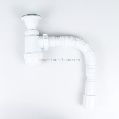 China Modern Bottle And Bottle Siphon Trap For Sink Basin Waste Sink Drain Trap for sale