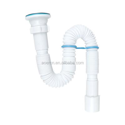 China Modern Flexible Drain Waste Soft Tubing Bathroom Sink Drain, Kitchen Sink Drain Pipe for sale