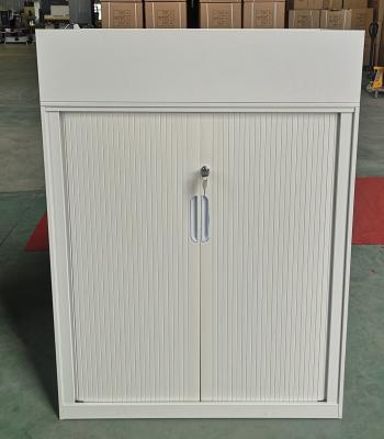 China Half Height Tambour Door Filing Cabinet With 2 Adjustable Shelves for sale