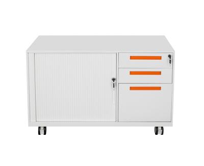 China Light Grey H600mm W900mm Tambour Filing Cabinet Office Furniture for sale