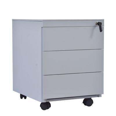 China Sockel-Kabinett-Versammlungs-Struktur Gray Lockable Three Drawers Steels bewegliche zu verkaufen