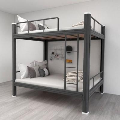 China Dobro resistente Decker Bed For Adult da cama de beliche do metal da escola à venda