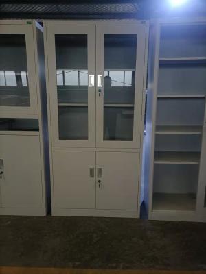 Cina Forniture di ufficio laminate a freddo porta di vetro di stoccaggio dell'armadietto di truciolo di acciaio in vendita