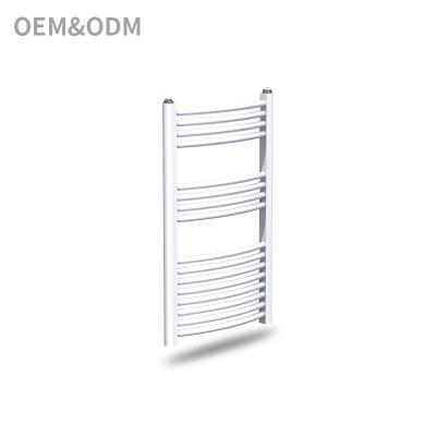 China Traditional White Modern Warmer Curved Radiator Hot Water Radiator Towel Heater Towel Rack Towel Rack for sale