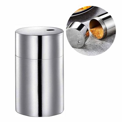 China High End Sustainable With Durable SUS304 Toothpick Case 300 Stainless Steel Toothpick Dispenser Holder for sale