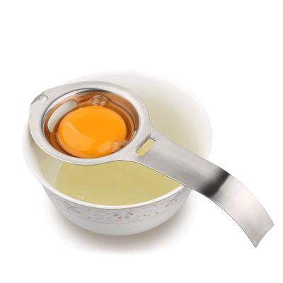 China Viable Kitchen Instrument Cooking Tools Egg Yolk Filter Divider Stainless Steel Egg White Separator for sale