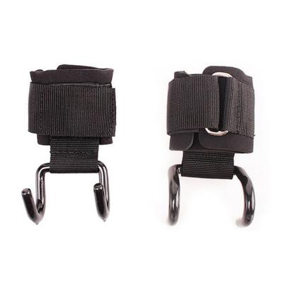 China Factory Price Non Slip Hook Grabs Wrist Hooks Straps Dumbbell Grips Perfect For Bodybuilding Crosstraining for sale