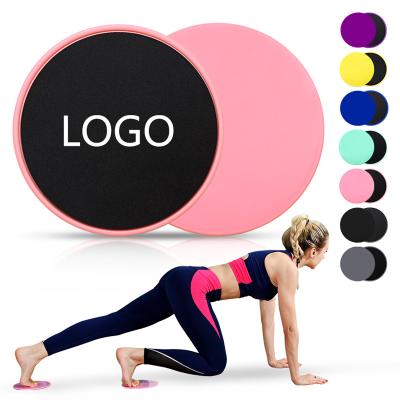 China Yoga Exercise Gym Exercise Fitness Pilates Workout For Resistance 2021 Logo Gym Pilates Gliders Ab Core Exercise Gliders Resistance Custom Workout Fitness Gliders for sale