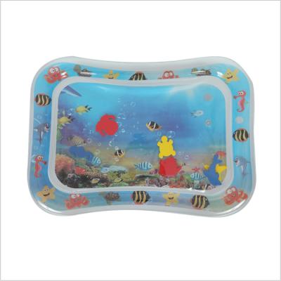 China 2021 Educational Inflatable Toy Amazon New Arrival Cheap Mat PVC Sensory Baby Protective Water Play Mat For Baby Care for sale