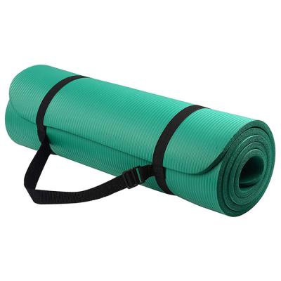 China NBR Home Exercise Mat Gym Workout Sports Mats Non Slip Custom Yoga Mat With Carrying Bag for sale