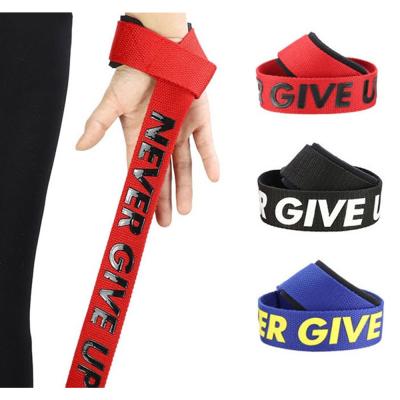 China Customized Fitness Heavy Lifting Wrist Straps For Bodybuilding for sale