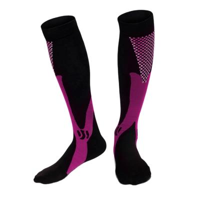 China Sale Breathable Chinese High Elastic Sport Soccer Basketball Compression Sports Socks For Men for sale