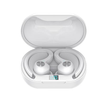 China Perfect Mini Wireless Earbuds Sport Earphone HD Noise Calls BT Ear Hook TWS Touch Control Headsets With Charging Case for sale