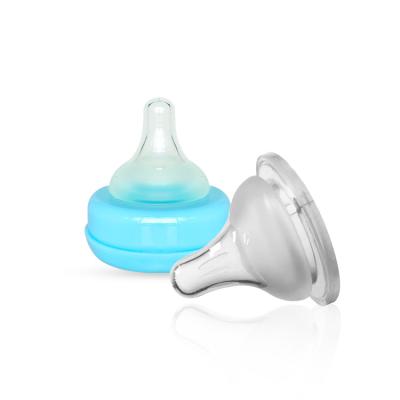 China BPA Free Baby Wide Neck Silicone Liquid Nipple for sale