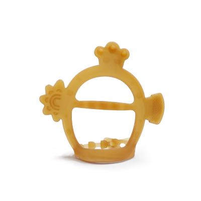 China 100% Eco-friendly / Non-toxi Baby Teethers Set Adjustable Infant Rings Chew Bracelet for sale