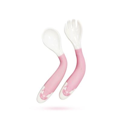 China BPA Free Food Grade Silicone Spoon Toddler Customized Shape Pocket BPA Free Spoon for sale