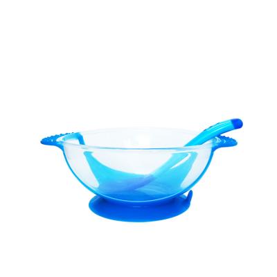 China Wholesale Cheap BPA Free Suction Baby Non-Slip Plastic Bowl BPA Free With Spoon for sale