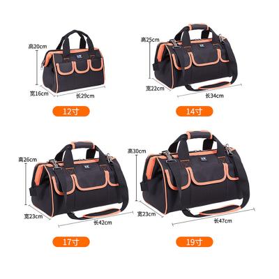 China Waterproof Tool Bag 17 Inch Portable Open Top Tool Bag Workzone Tool Bag Home Maintenance Bag Tool Bag for sale