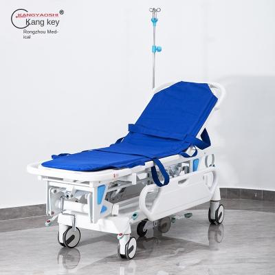 China Hospital Modern Emergency Transfer Equipment Ambulance Stretcher Ambulance Rescue Stretcher Patient Bed for sale