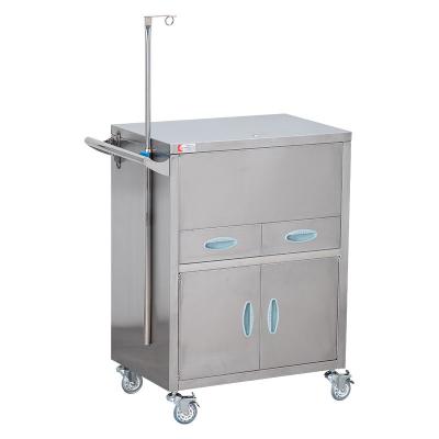 China Stainless Steel Industrial Medical Trolley With Cabinet For Hospital for sale