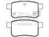 Chine Matériau durable Nissan Car Brake Pad Set Pour Nissan Bluebird n° ZK-22008 à vendre