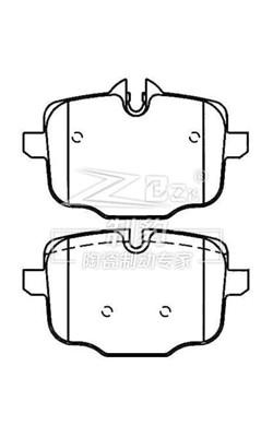 China F18/530/535 Bmw 5 Series Brake Pads Ceramic D1469/D1850 34216775346 Rear for sale