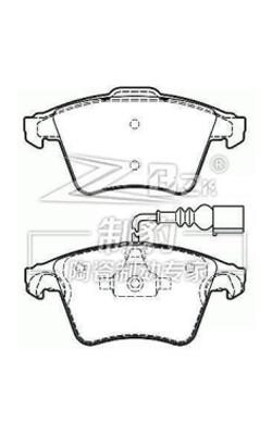 China 7L6698151B  Volkswagen Touareg SUV(7LA) Ceramic Brake Pad FDB1826 for sale