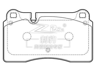 China Professional Ceramic Brake Pad Set For Enhanced Stopping Performance for sale