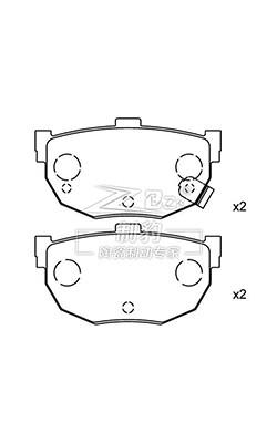 China Hyundai Elantra,Ceramic Brake Pad,D464,58302-29A00,R for sale