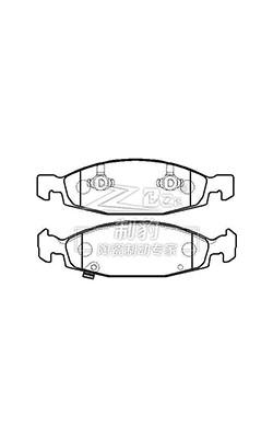 China Jeep Grand Cherokee V6 Front Brake Pad Replacement 05011969AA for sale