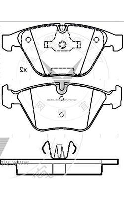 China BMW 5 Series 745 E66 Ceramic Bmw Brake Pads Replacement D918 34116761283 for sale