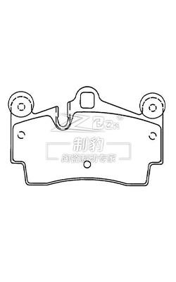 China Sumitomo Volkswagen Touareg Front Ceramic Brake Pads 95535293900 for sale